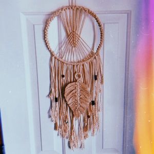 Macrame Dream Catcher Wall Art Hand Made
